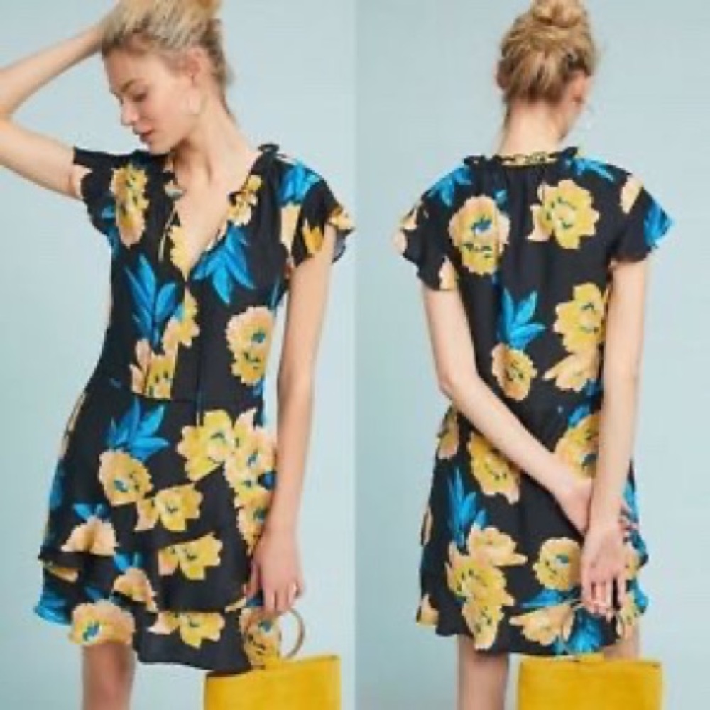 NEW ⚡️ DOLAN Silk Amelia Floral Dress